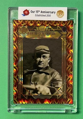 2025 HISTORIC AUTOGRAPHS 15TH ANNIVERSARY TY COBB 1/1 1918: END OF THE GREAT WAR - Image 1 of 2