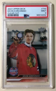 2023 Upper Deck Extended Series CLEAR CUT KEVIN KORCHINSKI PSA 9 #749 - Picture 1 of 2