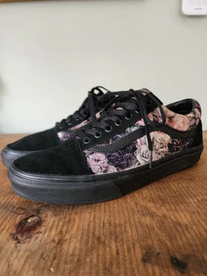 Vans Old Skool Zapatillas Terciopelo Floral M 9.5/W 11 Foto 1 de 4