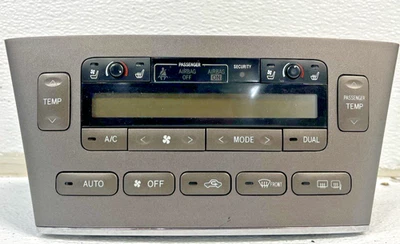 Lexus ES330 2002-2006 climatizador automático climatización aire acondicionado panel de control con asiento térmico y ventilado Foto 1 de 4