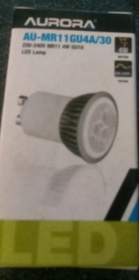 Au-mr11gu4/30 aurora mr11 gu10 4w 3000k - Bild 1 von 1