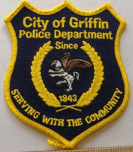 GRIFFIN    POLICE   GEORGIA  POLICE  FABRIC   PATCH - Picture 1 of 1