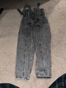 Universal Theads Damen Latzhose schwarz Acid Wash Gr. 8 " - Bild 1 von 6