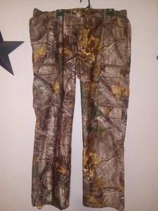 Realtree Large Windproof Rainproof Fleece Felt Cargo Style Hunting Pants - Picture 1 of 8