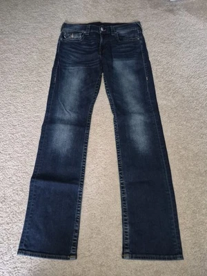 JEANS RECTOS RELAJADOS RICKY TRUE RELIGION PARA HOMBRE 32X32 AZUL Foto 1 de 4
