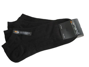 6 Paar Camano Sneaker Socken Herren Damen Bund ohne Gummidruck schwarz 3003 - Bild 1 von 2