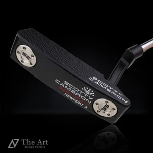 SCOTTY CAMERON Newport 2 Hideki Matsuyama Professional Coloring Art Black Finish - Picture 1 of 10