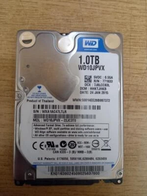 WD Western Digital WD10JPVX-22JC3T0 Hard Drive 1TB 2.5" (WD) Top-quality - Image 1 of 4
