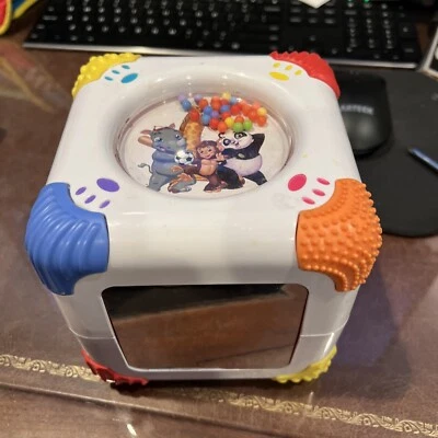 Garanimals Actividad Cubo Bloque Texturas Sensoriales Cuentas Espejo Bebé Niño Juguete  Foto 1 de 4