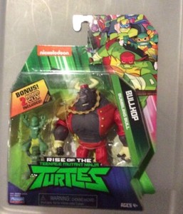 Rise Of The Teenage Mutant Ninja Turtles Figures Bullhop Bumbling Bull Playmates