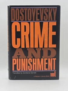 Crime and Punishment by Fyodor Dostoyevsky (Hardcover, 1950) Modern Library - Picture 1 of 14