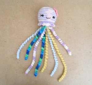 Oktopus gehäkelt bunt - Bild 1 von 8