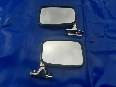 VW Gold 2 Jetta 2 Scirocco 1 53 Specchietto Retro cromato cromo laterale E - Immagine 1 di 4