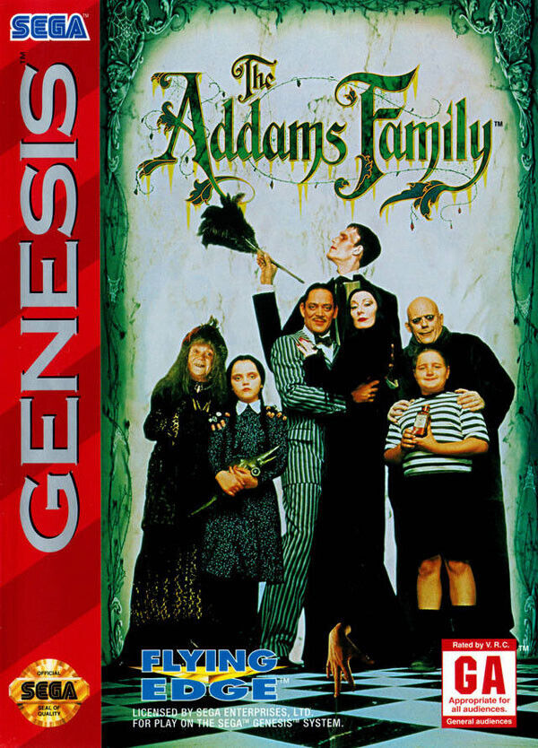 The Addams Family (Sega Genesis, 1993) - CIB