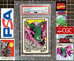 1989 Marvel Comic Images McFarlane I - PSA 9 MINT - #37 Mysterio - LOW POP