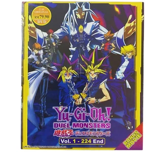 DVD Yu-Gi-Oh! Duel Monsters (Vol.1-224 End + Movie) English Subtitle All Region - Imagen 1 de 11