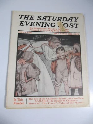 The Saturday Evening Post Magazine- May 5, 1906- Fanny Young Corry Illustrated - Image 1 of 4