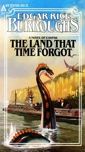 Paperback Cover Poster - The Land That time forgot (1979) Art Poster 14"x24" - Picture 1 of 1