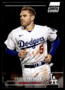 2022 Topps Stadium Club Chrome . #291 Freddie Freeman Los Angeles Dodgers