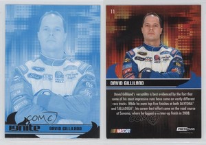 2013 Press Pass Ignite Color Proof Cyan David Gilliland #11