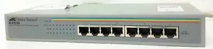 Allied Telesyn Ethernet Network Switch 8-Port AT-FS708 - Picture 1 of 6