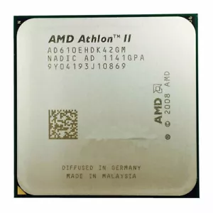 AMD Athlon II X4 610e 2.4 GHz AD610EHDK42GM Socket AM3 Quad-Core CPU Processor - Picture 1 of 2