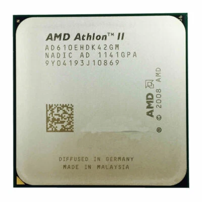 AMD Athlon II X4 610e 2.4 GHz AD610EHDK42GM Socket AM3 Quad-Core CPU Processor - Image 1 of 2