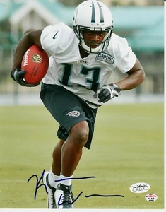 "Tennessee Titans" Kendall Wright Signed 8X10 Color Photo COA - Picture 1 of 2