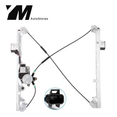 Front Left Driver Side Power Window Regulator with Motor for Chevy GMC Cadillac Foto 1 de 4