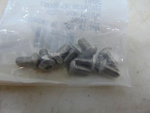 Genuine Harley Davidson Stainless Hex Socket Butt Qty 9 P/N: 3007 - Picture 1 of 2