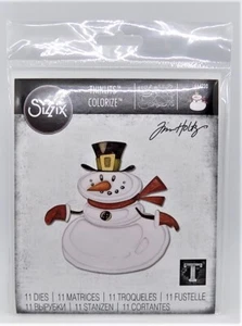 Sizzix Thinlits Colorize Set 11 Stanzen Weihnachten - Mr Snowman - NEU UVP 17,99€ - Bild 1 von 2