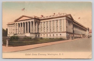 United States Treasury Building Washington DC 1908 Postkarte - Bild 1 von 2