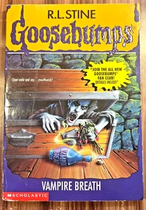 Goosebumps #49 Vampire Breath Paperback Book R. L. Stine 1996 First Print Horror - Picture 1 of 10