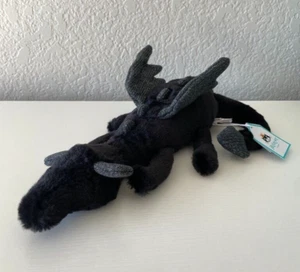 Jellycat Authentic Onyx Black Little Dragon Plush Toy NWT - Picture 1 of 5