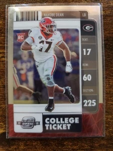2022 Panini Chronicles Contenders Optic Draft Picks #20 Nakobe Dean RC - Picture 1 of 2