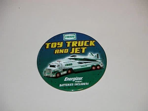 Camión y jet cajero Hess 2010 botón como nuevo - Imagen 1 de 2