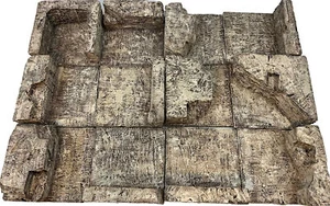 Höhle / Dungeon Fliesen Infinite Layout Modular D&D Anti-Rutsch Wargaming Gelände - Bild 1 von 16