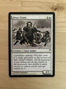 Jotun Grunt - Coldsnap (U) - Magic the Gathering MTG NMLP - Picture 1 of 2
