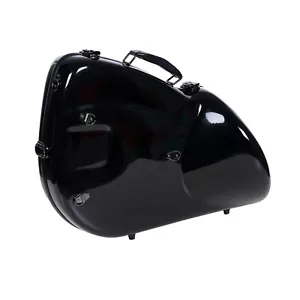 Crossrock Fiberglass Hardshell Case for French Horn Bell Undetachable with Strap - Picture 1 of 18