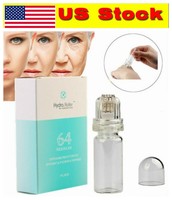 10pcs/lot Titanium Needle Microneedle Hydra Derma Roller 64 Gold Tips Applicator