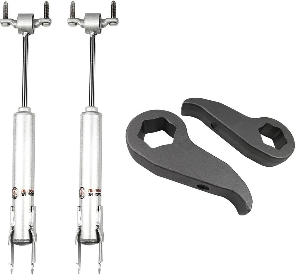 Freedom Offroad 1-3" Leveling kit w/ Shocks for 20+ Silverado,Sierra 2500/3500HD - Image 1 of 1