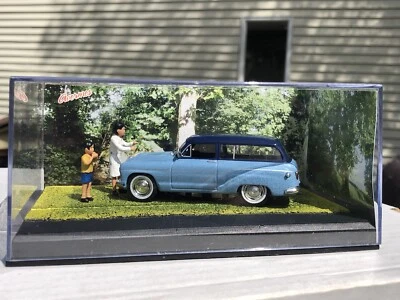 1:43 Altaya La Route Bleue Simca P60 Ranch Diorama Diecast Nuevo Foto 1 de 4