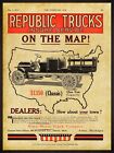 1914 Republic Trucks, Alma, MI New Metal Sign - 24" x 30" USA STEEL XL Size - 7#