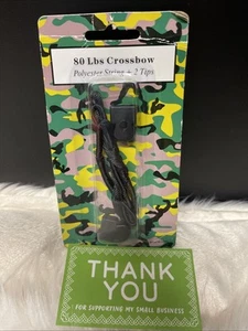 80 Lbs Crossbow String w/End Caps (Polyester) NIP - Picture 1 of 2