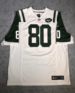 Camiseta Nike New York Jets de Colección Años 90 Blanca NFL Wayne Chrebet #80 Para Hombres Talla L - Imagen 1 de 5
