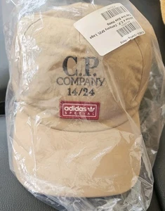 ADDIAS SPEZIAL SPZL x CP COMPANY BEIGE CAP OSFM BRAND ONE SIZE NEW SEALED - Picture 1 of 7