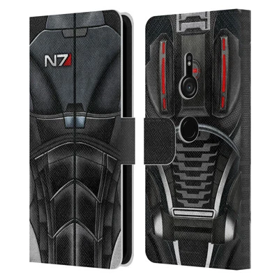 EA BIOWARE MASS EFFECT ARMOR COLLECTION LEATHER BOOK CASE FOR SONY PHONES 1 - Image 1 of 4