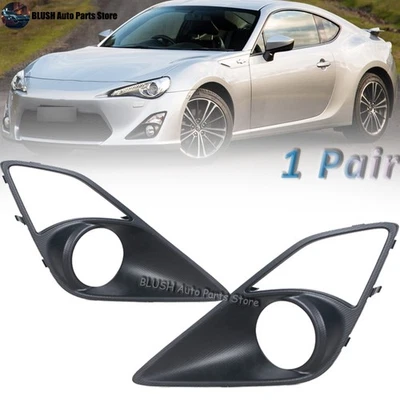 Left+Right Fog Light Cover Fog Lamp Bezel For Toyota GT86/Scion FR-S 2013-2016 - Image 1 of 4