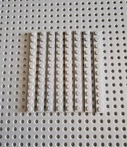 Placa LEGO placa de construcción 1x12 nueva gris claro 8 piezas Gray Basic Plate 60479 R1 - Imagen 1 de 1