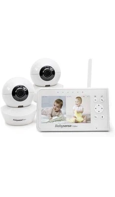 Monitor de video para bebé con cámara Babysense HD S2 5" pantalla dividida Foto 1 de 4